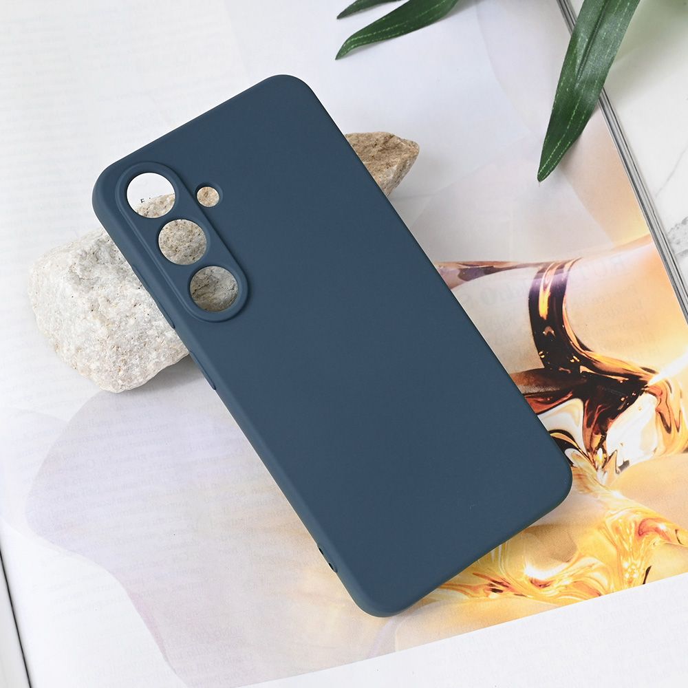 Maska za Samsung Galaxy S25 — Teracell Soft Velvet, plava