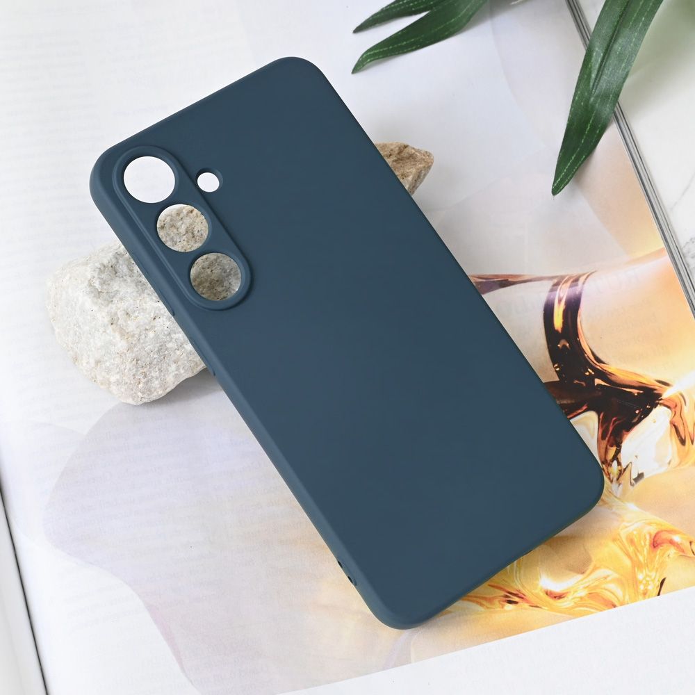Maska za Samsung Galaxy S25 Plus — Teracell Soft Velvet, plava