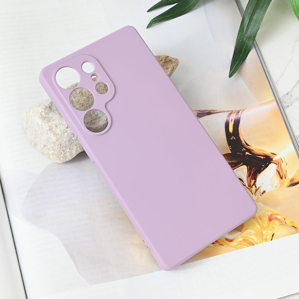 Maska za Samsung Galaxy S25 Ultra — Teracell Soft Velvet, ljubicasta