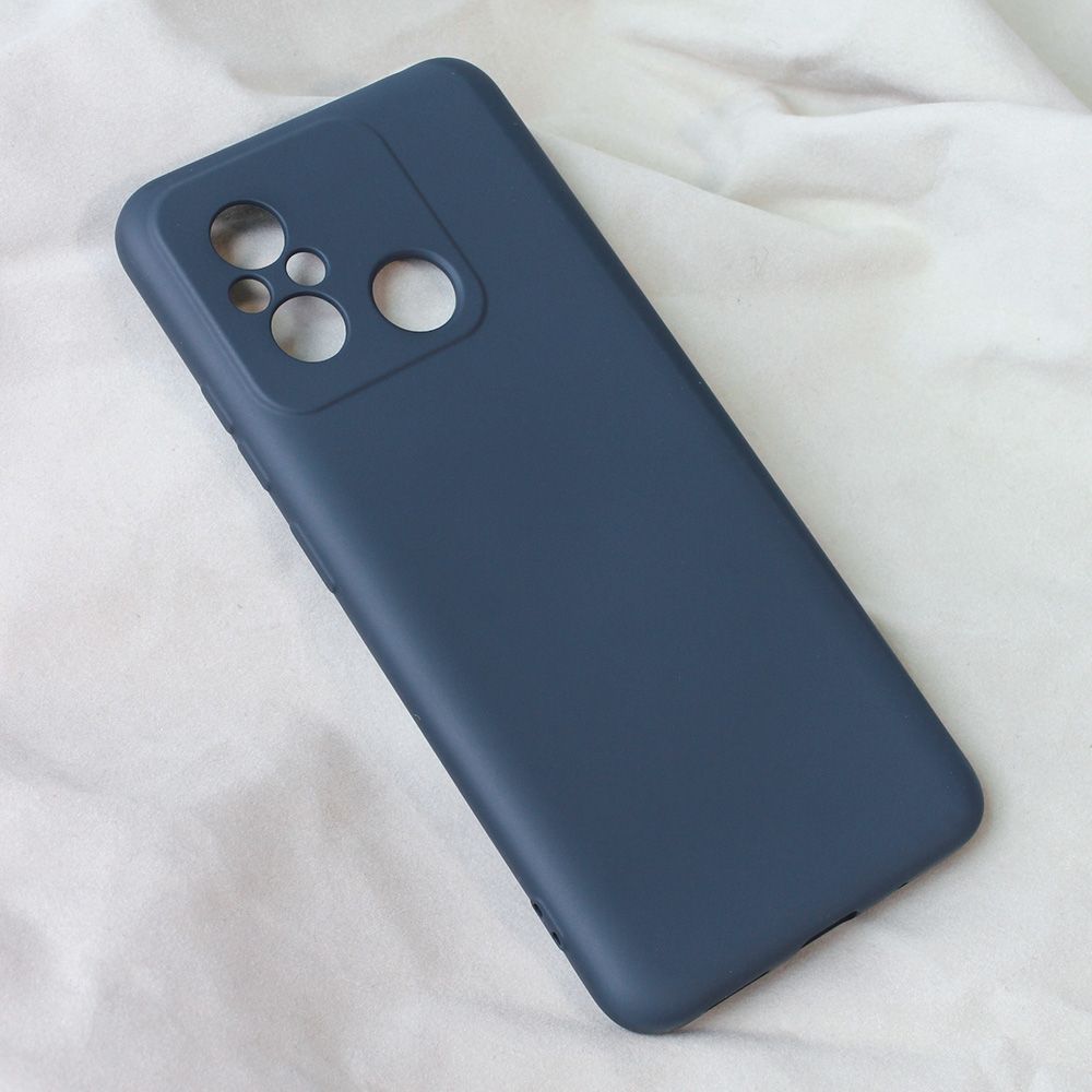 Maska za Xiaomi Redmi 12C — Teracell Soft Velvet, tamno plava