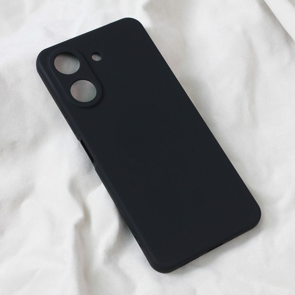 Maska za Xiaomi Redmi 13C — Teracell Soft Velvet, crna