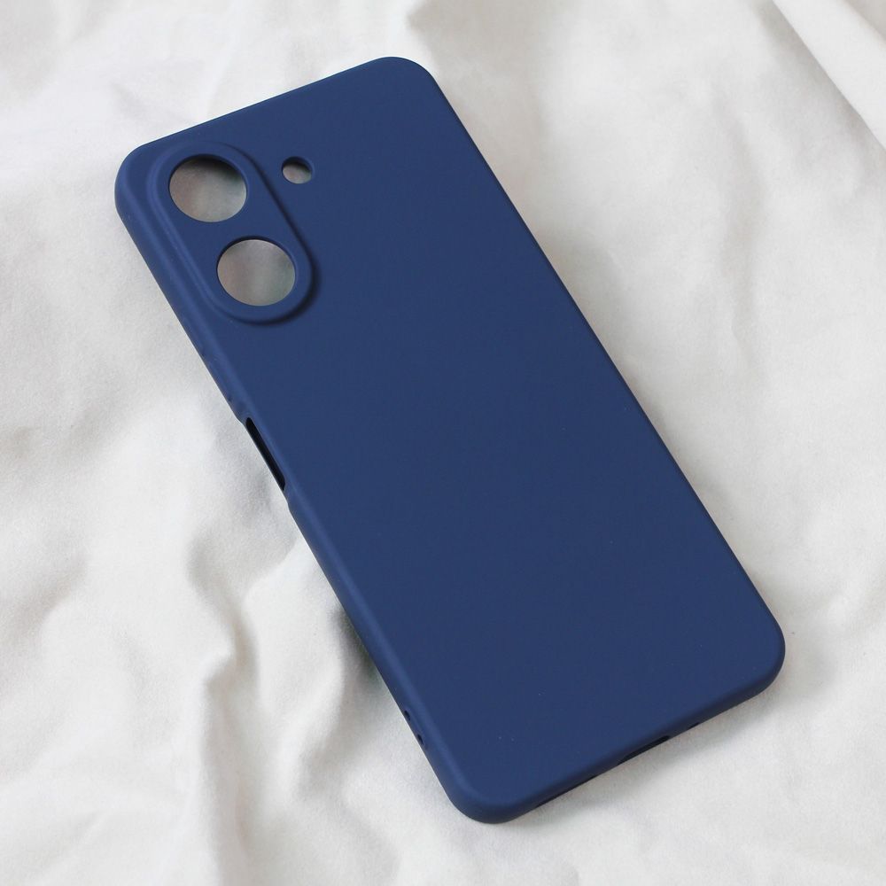 Maska za Xiaomi Redmi 13C — Teracell Soft Velvet, tamno plava