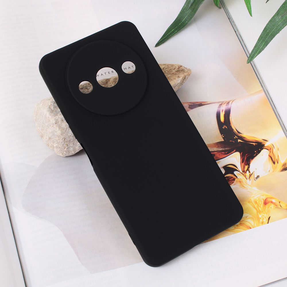 Maska za Xiaomi Redmi A3 — Teracell Soft Velvet, crna