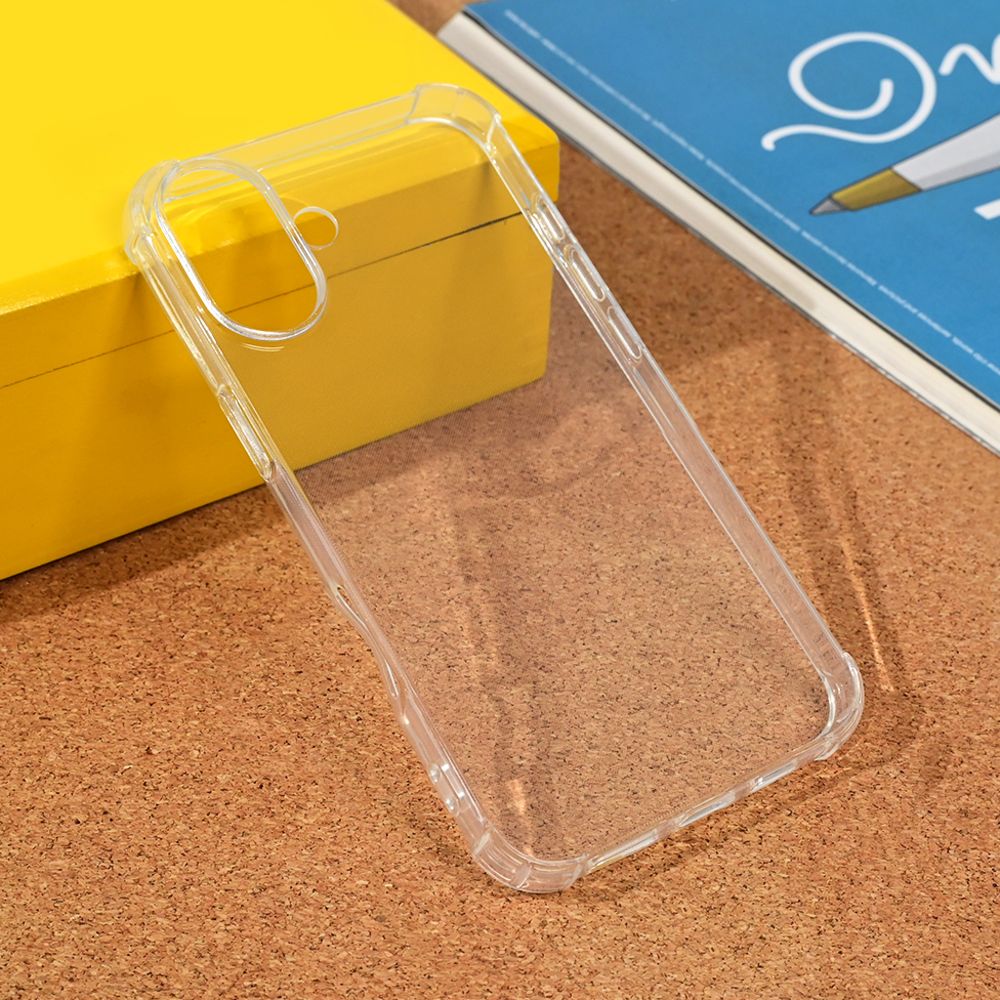 Maska za Apple iPhone 16 — Transparent Ice Cube