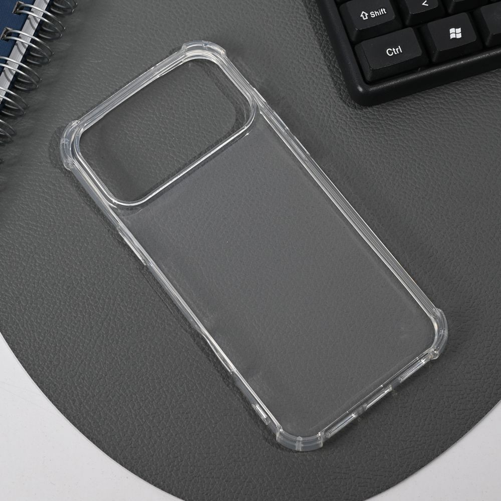 Maska za Apple iPhone 17 Pro Max — Transparent Ice Cube