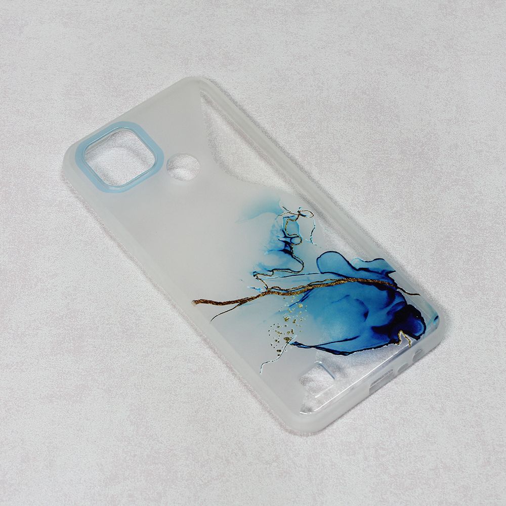 Maska za Realme C21 — Water Spark, tamno plava