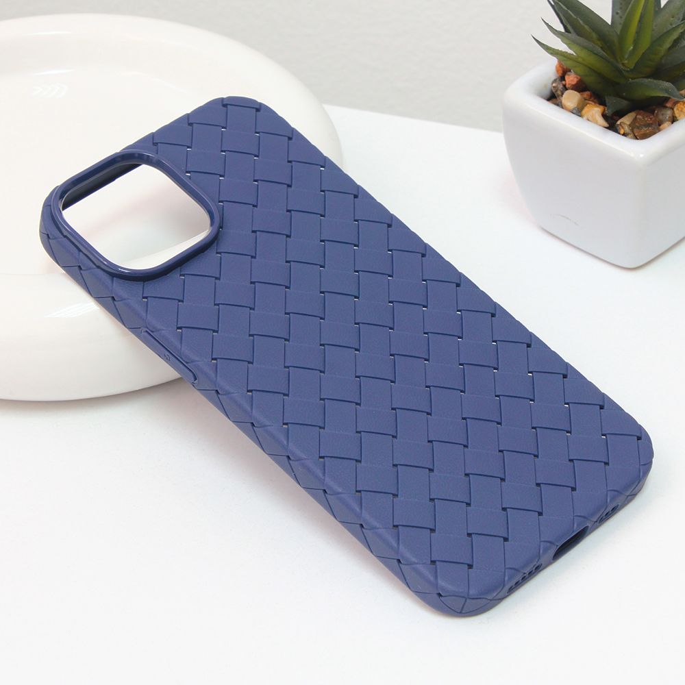 Maska za Apple iPhone 14 — Weave case, plava