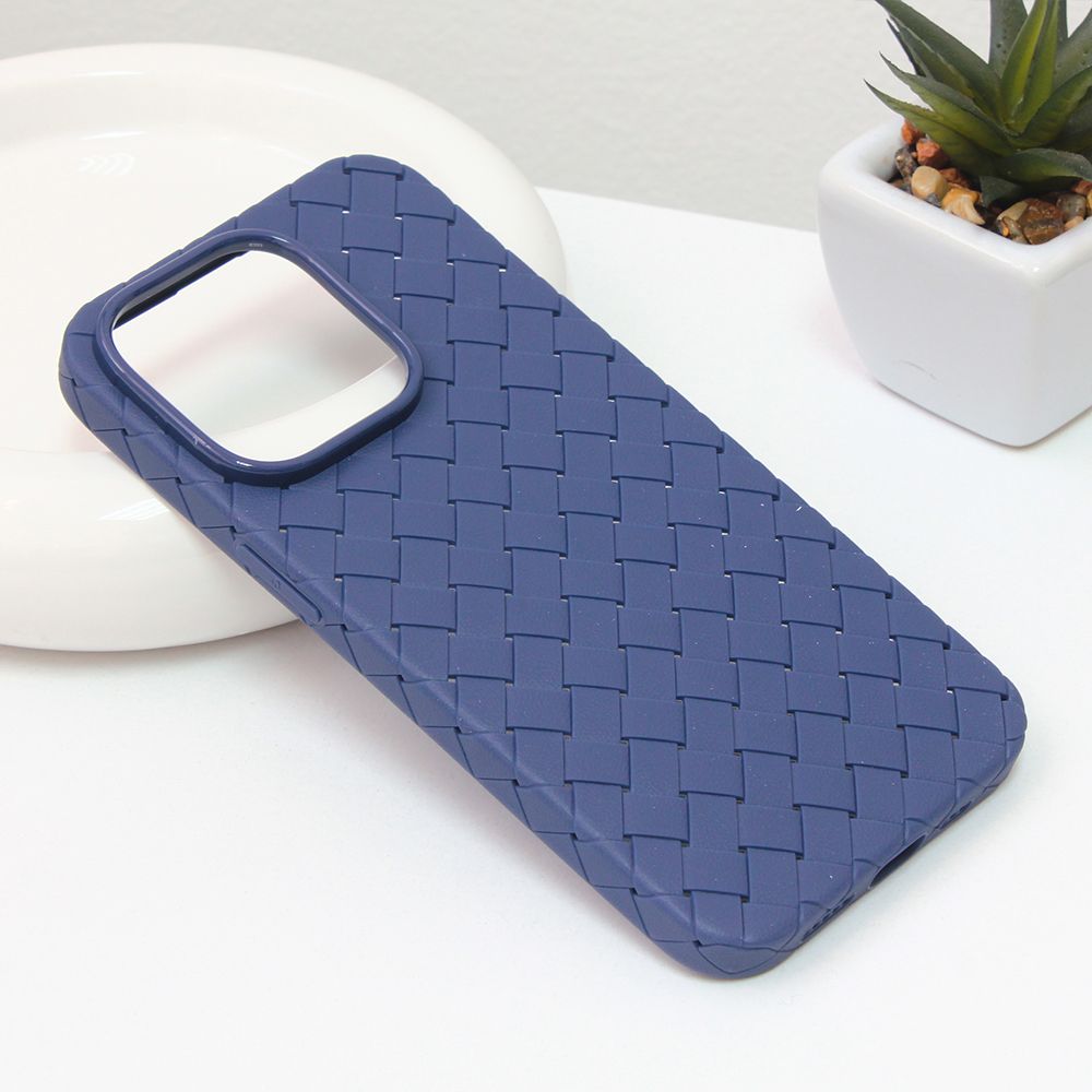 Maska za Apple iPhone 14 — Weave case, plava