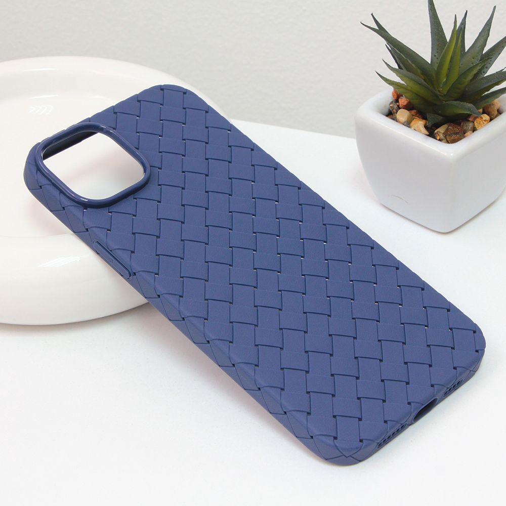 Maska za Apple iPhone 14 Plus — Weave case, plava