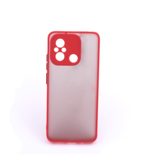 Maska za Xiaomi Redmi 12C — TPU Border, crvena