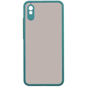 Maska za Xiaomi Redmi 9A — TPU Border, zelena