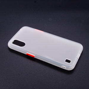 Maska za Samsung Galaxy A01 — TPU Border, bela