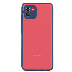 Maska za Samsung Galaxy A03 — TPU Border, plava