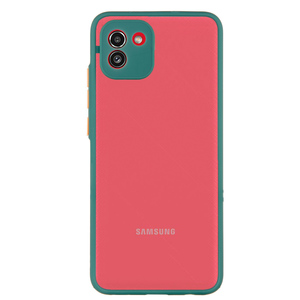 Maska za Samsung Galaxy A03 — TPU Border, zelena