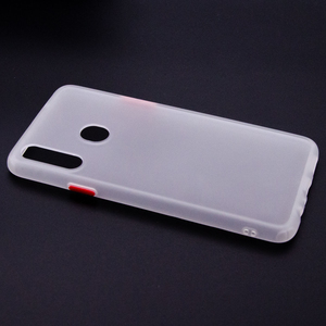 Maska za Samsung Galaxy A20s — TPU Border, bela