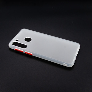 Maska za Samsung Galaxy A21 — TPU Border, bela