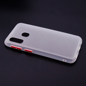 Maska za Samsung Galaxy A40 — TPU Border, bela