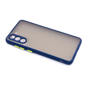 Maska za Samsung Galaxy S21 FE — TPU Border, plava