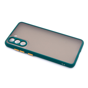Maska za Samsung Galaxy S21 FE — TPU Border, zelena
