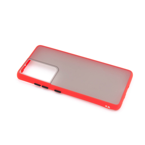 Maska za Samsung Galaxy S21 Ultra — TPU Border, crvena