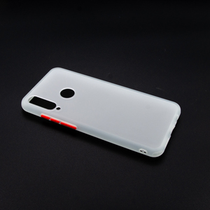 Maska za Huawei Y6p — TPU Border, bela