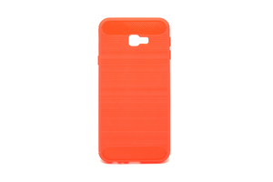 Maska za Samsung Galaxy J4 Plus — TPU Brushed, red