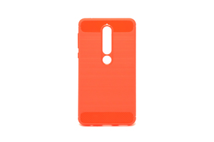 Maska za Nokia 5 — TPU Brushed, red