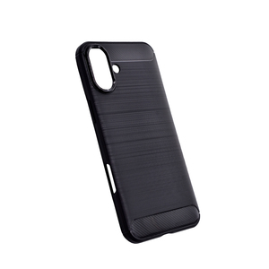 Maska za Apple iPhone 16 Plus — TPU Brushed, black