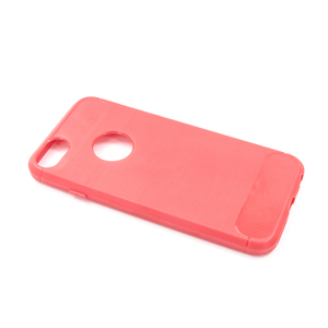 Maska za Apple iPhone 7 — TPU Brushed, red