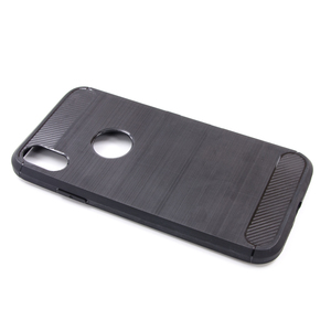 Maska za Apple iPhone XR — TPU Brushed, black