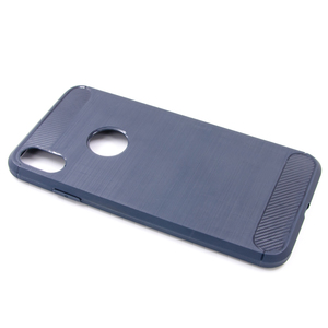 Maska za Apple iPhone XS Max — TPU Brushed, blue
