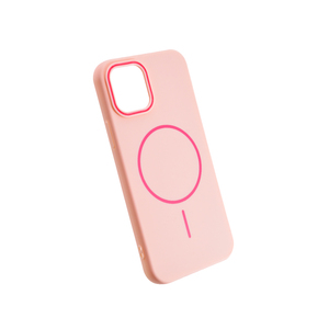 Maska za Apple iPhone 12 Pro — TPU Camera Line Magsafe, roza