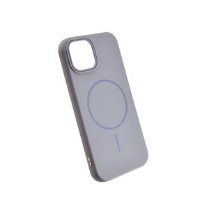 Maska za Apple iPhone 15 — TPU Camera Line Magsafe, siva
