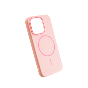 Maska za Apple iPhone 15 Pro — TPU Camera Line Magsafe, roza