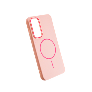 Maska za Samsung Galaxy A55 5G — TPU Camera Line Magsafe, roza