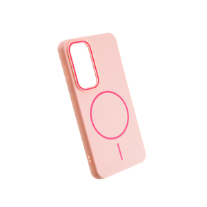 Maska za Samsung Galaxy S25 — TPU Camera Line Magsafe, roza