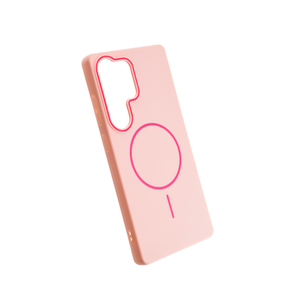 Maska za Samsung Galaxy S25 Ultra — TPU Camera Line Magsafe, roza