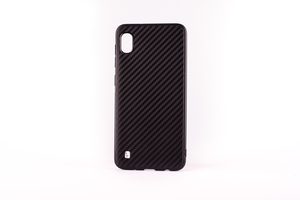 Maska za Samsung Galaxy A10 — TPU Carbon 0,3mm, black