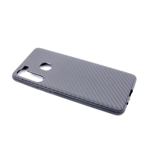 Maska za Samsung Galaxy A21 — TPU Carbon 0,3mm, black