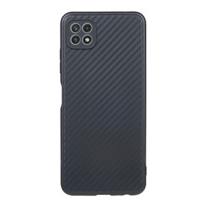 Maska za Samsung Galaxy A22 5G — TPU Carbon 0,3mm, black