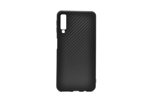 Maska za Samsung Galaxy A7 2018 — TPU Carbon 0,3mm, black