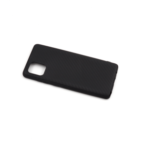 Maska za Samsung Galaxy Note 10 Lite — TPU Carbon 0,3mm, black