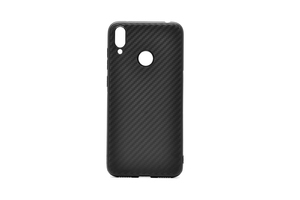 Maska za Honor 10 Lite — TPU Carbon 0,3mm Lite/P Smart 2019, black