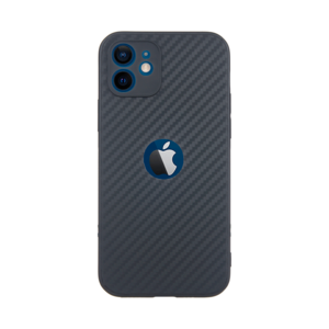 Maska za Apple iPhone 12 — TPU Carbon 0,3mm, black