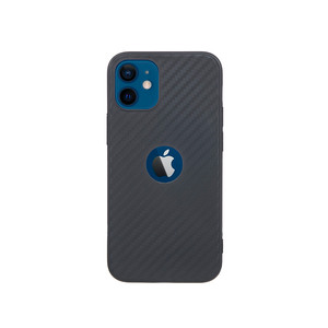 Maska za Apple iPhone 12 mini — TPU Carbon 0,3mm, black