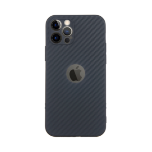Maska za Apple iPhone 12 Pro — TPU Carbon 0,3mm, black