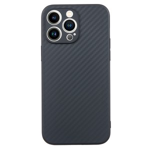 Maska za Apple iPhone 14 Pro Max — TPU Carbon 0,3mm, black