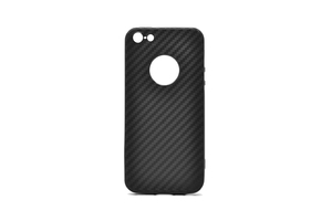Maska za Apple iPhone 5s — TPU Carbon 0,3mm, black