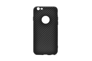 Maska za Apple iPhone 6 — TPU Carbon 0,3mm, black