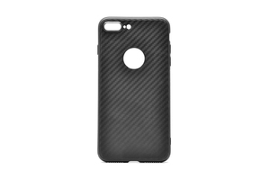Maska za Apple iPhone 7 Plus — TPU Carbon 0,3mm, black